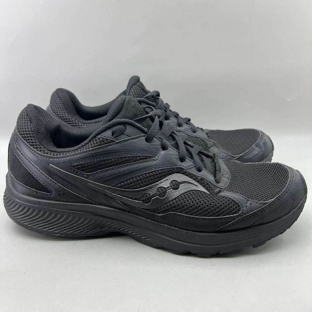 Saucony Cohesion 14 Trail Running Shoes Men Size 13 Black Comfort Low Sneakers